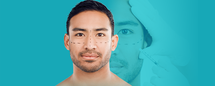 Harmonização facial para homens